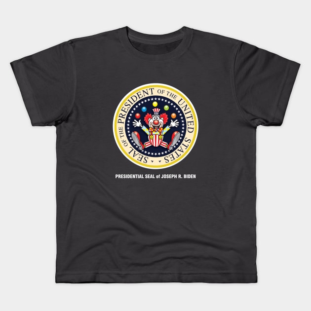 Biden Presidential Seal Kids T-Shirt by Tom Stiglich Cartoons